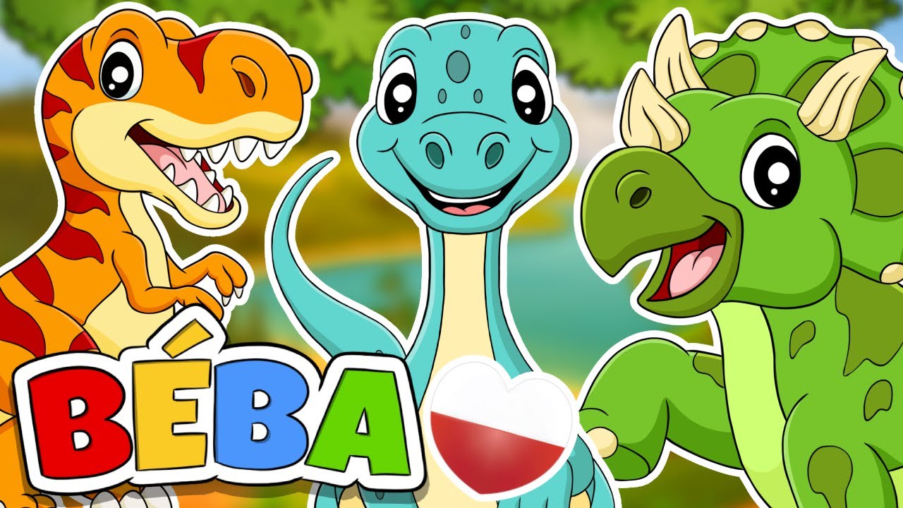 DINO DINOZAURY | Traktor zwierzęcy | Piosenky dla dzieci po polsku | B&Eacute;BA
