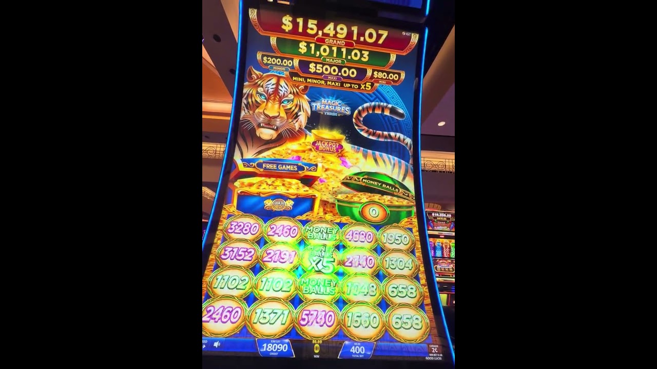Magic Treasures &ldquo;Money Balls&rdquo; X5 $8 Spins #gambling #slots #jackpot