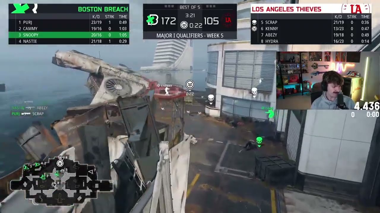 🫣 Octane STRESSED Watching 100 Thieves vs Boston Breach Game 5