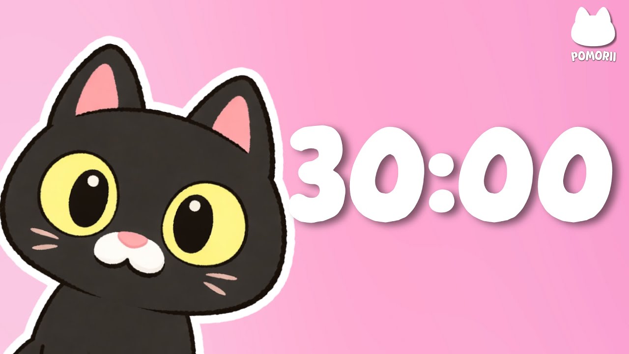 Pomorii 🐾 30 Minute Study Timer | Cozy Focus Room
