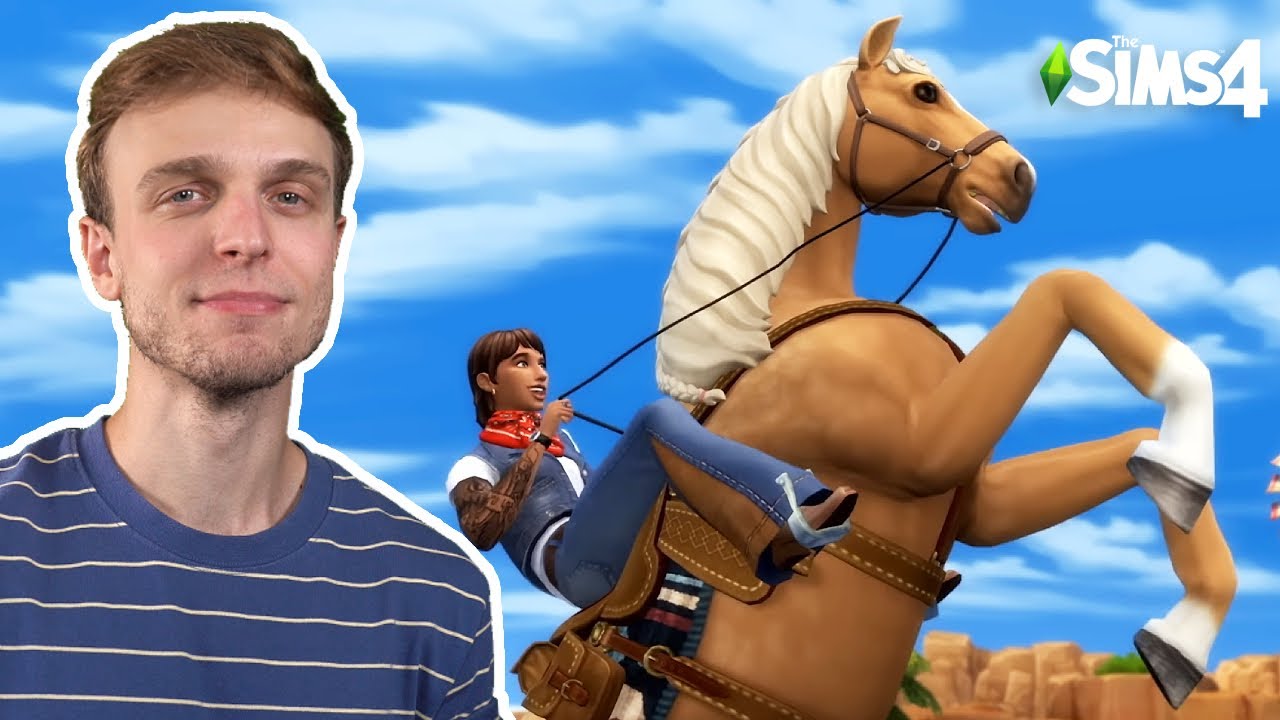 REACT do trailer da nova expansão do THE SIMS 4 *tem cavalos*