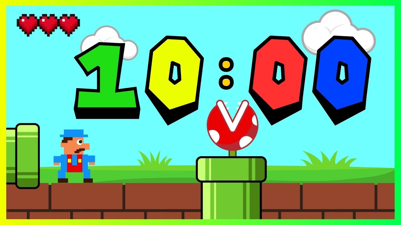 10 Minute Timer Super Mario | Happy - Classroom - Game |