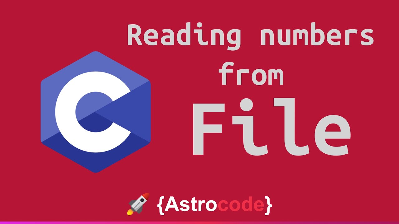 Reading From files with C!