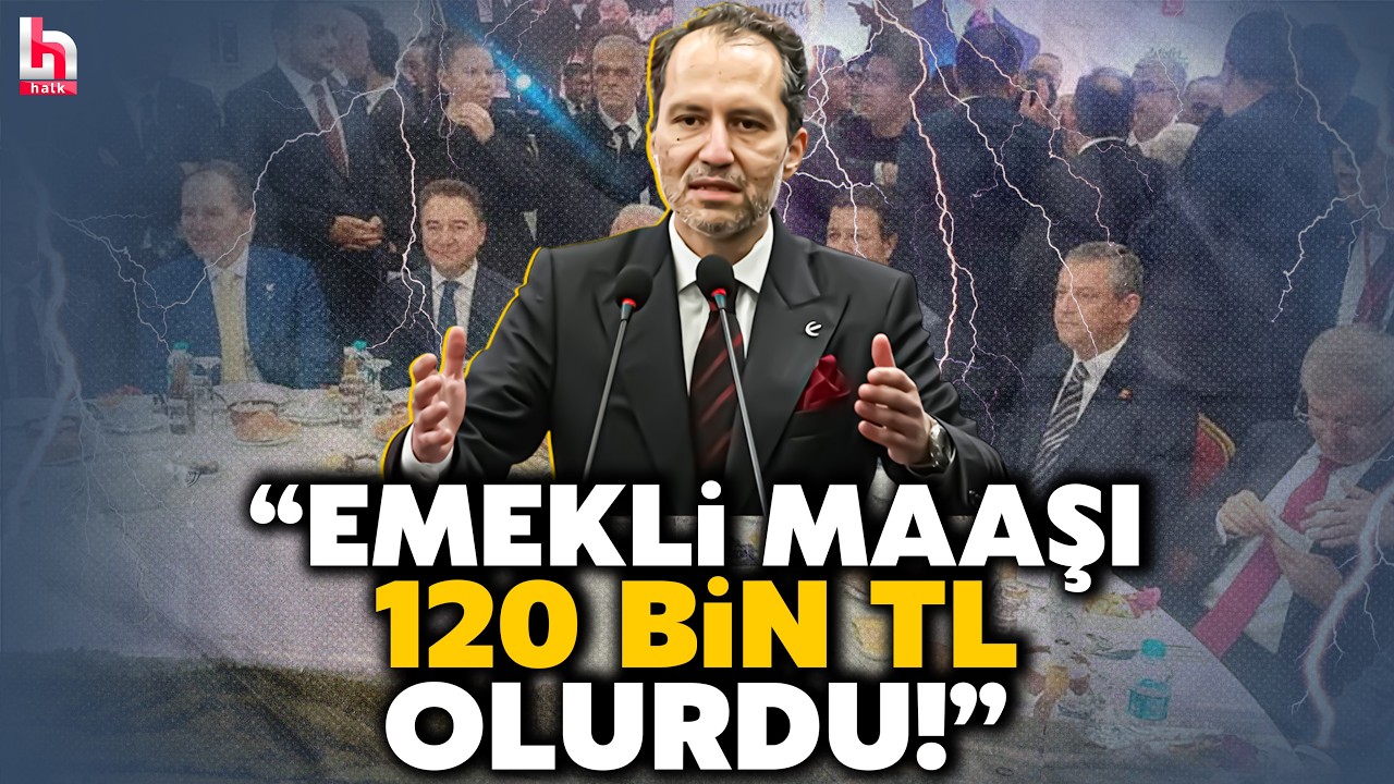 Fatih Erbakan'dan gündeme damga vuracak 'emekli maaşı' çıkışı! Liderler Saadet'in iftarında buluştu!