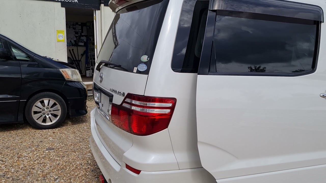 Toyota Alphard 2 Berth Campervan with Side Conversion and Rock & Roll Bed