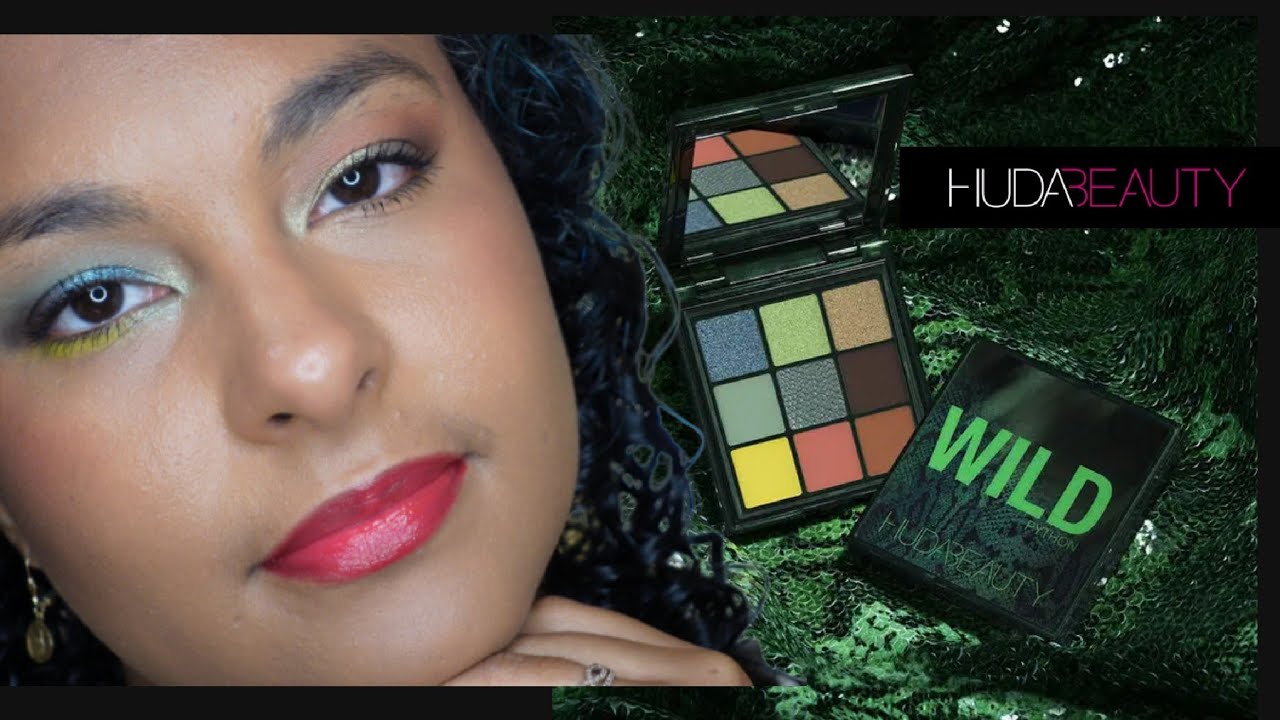 HUDA BEAUTY PYTHON WILD OBSESSIONS - SWATCHES  - 2 LOOKS 1 PALETTE