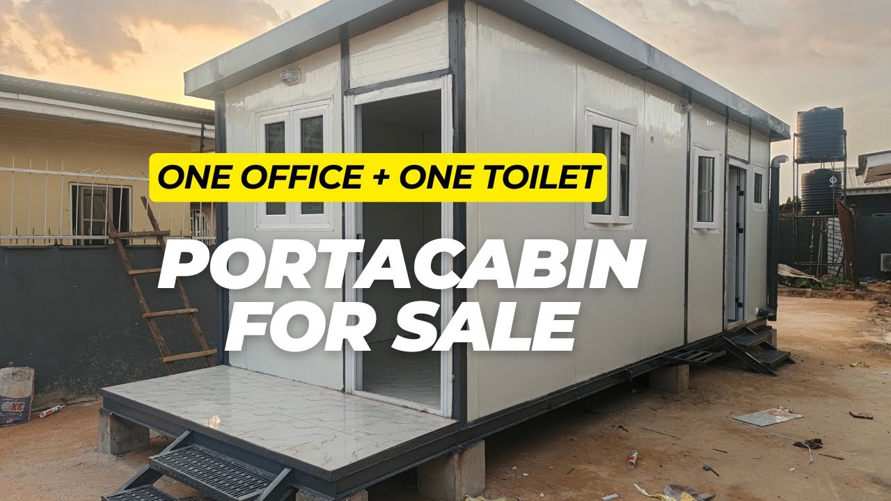 Portacabin For Sale In Nigeria. 6.9 Metres By 2.4 Metres With One Office And One Toilet.