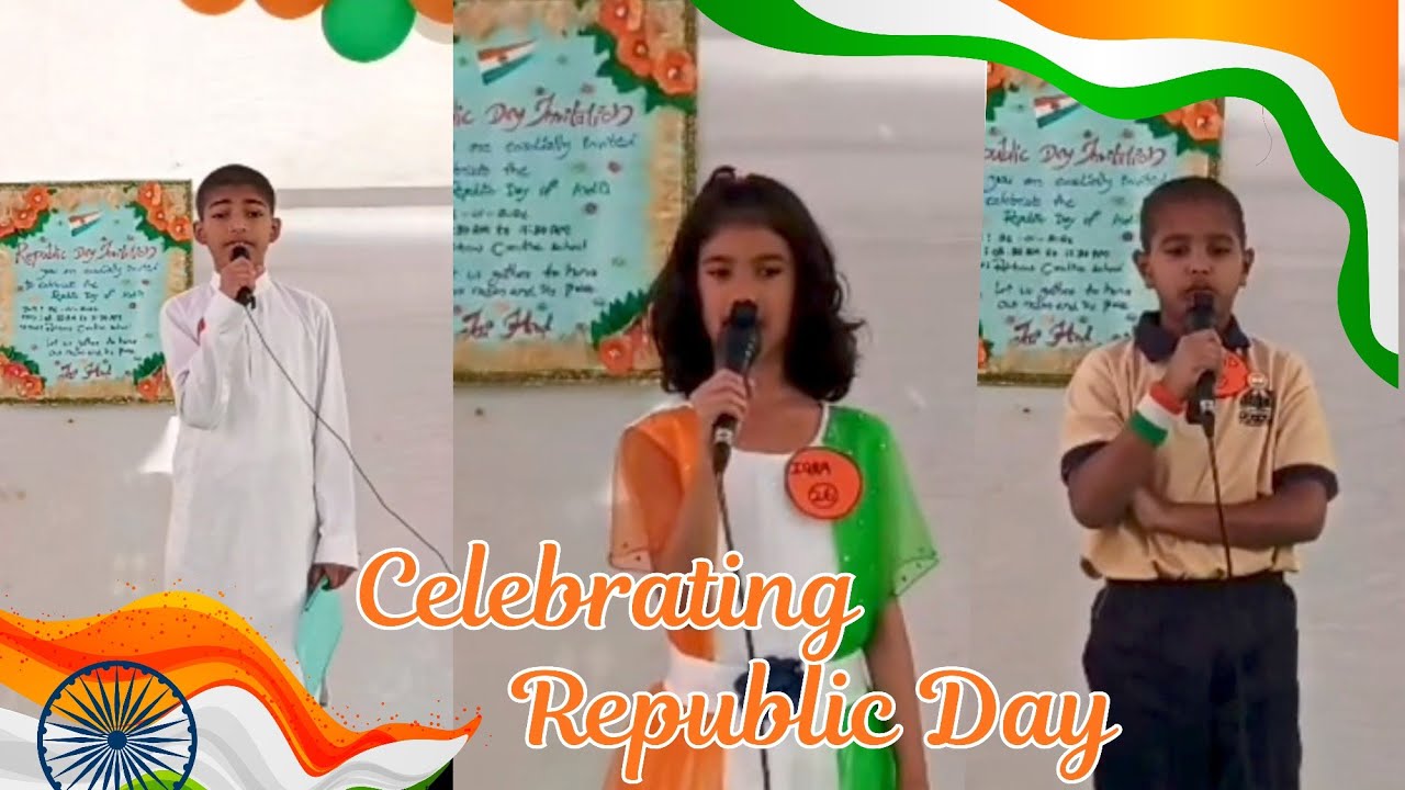 Rainbow Creative Students giving speech in English, Hindi Song & Telugu Speech 