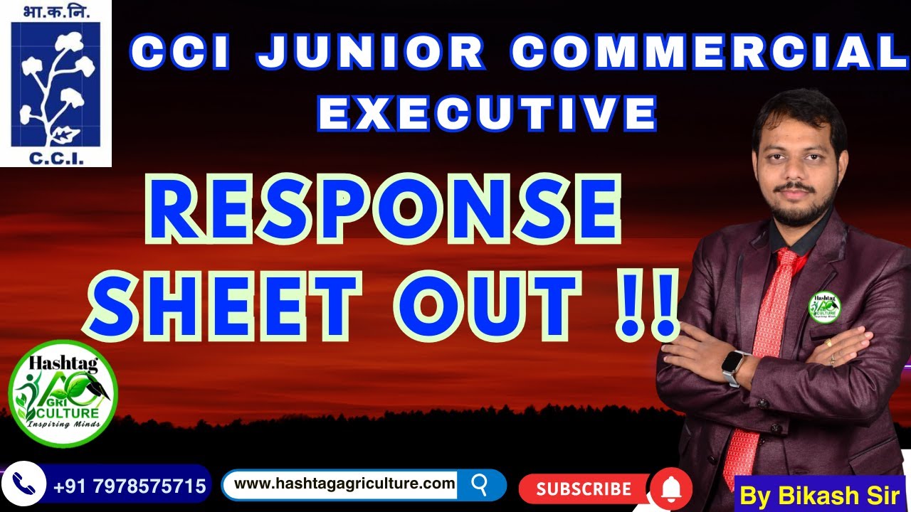 CCI Response Sheet OUT!! | How to Check CCI Answer key | CCI JCE Answer Key | By Bikash Sir | #cci
