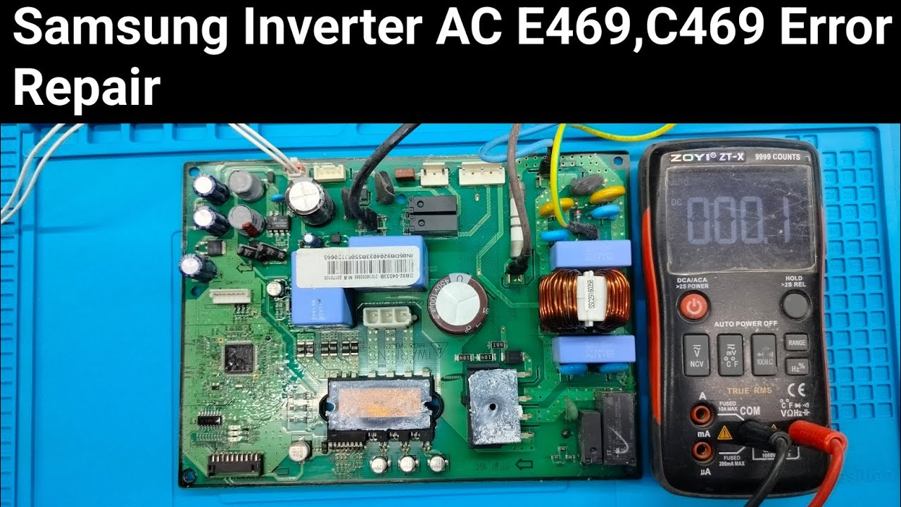 Samsung Inverter AC E469,C469 Error Repair|Samsung Inverter AC DC Link Error|Alpine PCB Solution
