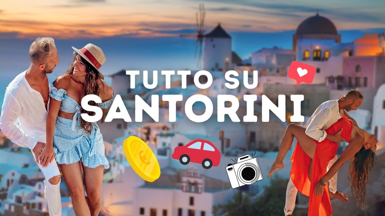 SANTORINI  - Backstage e location FOTO INSTAGRAM, costi, trasporti, ESCURSIONE in barca al VULCANO