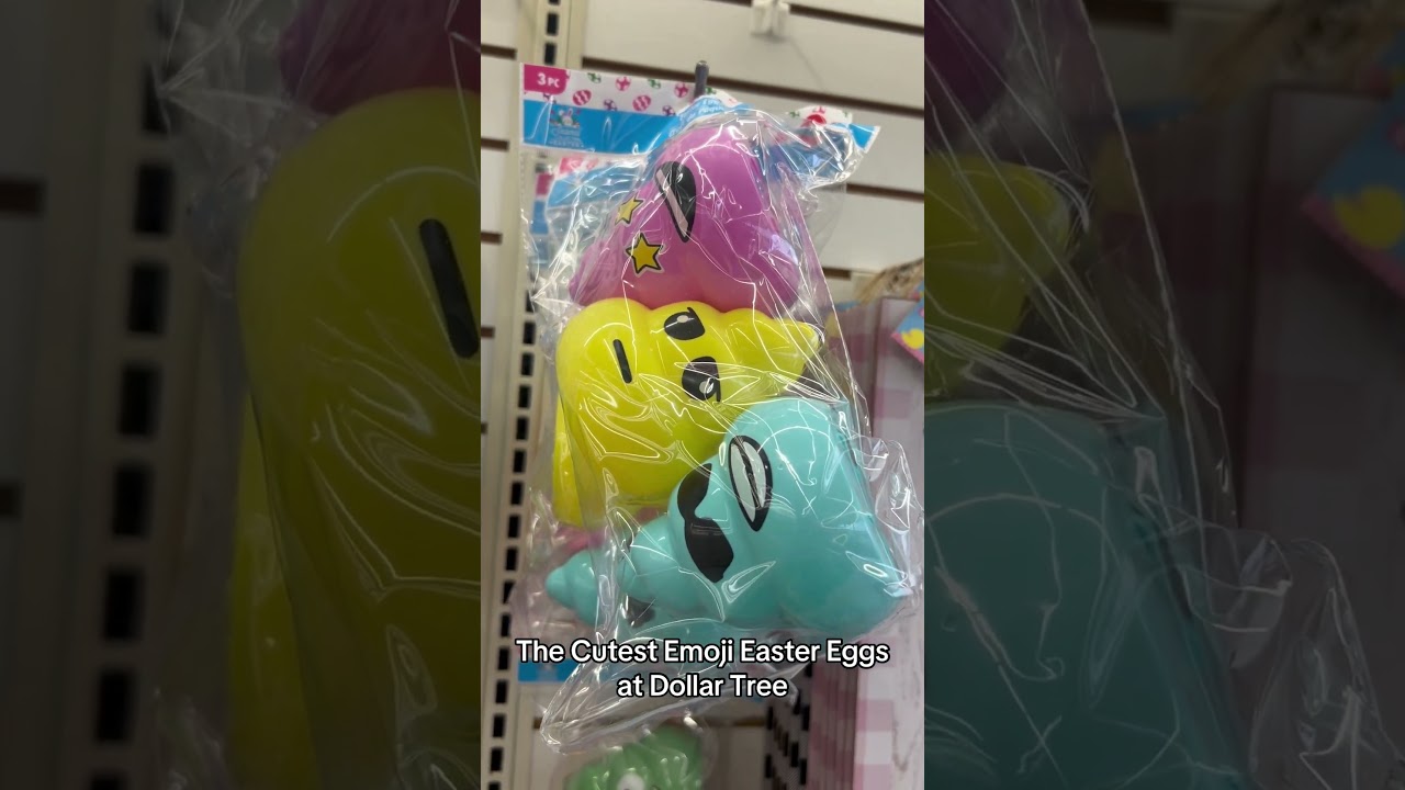 The Cutest Emoji Easter Eggs at Dollar Tree