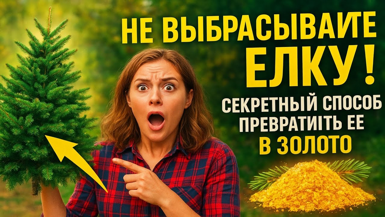 НЕ ВЫБРАСЫВАЙТЕ ЁЛКУ! 😱 Секретный способ превратить её в золото для вашего огорода