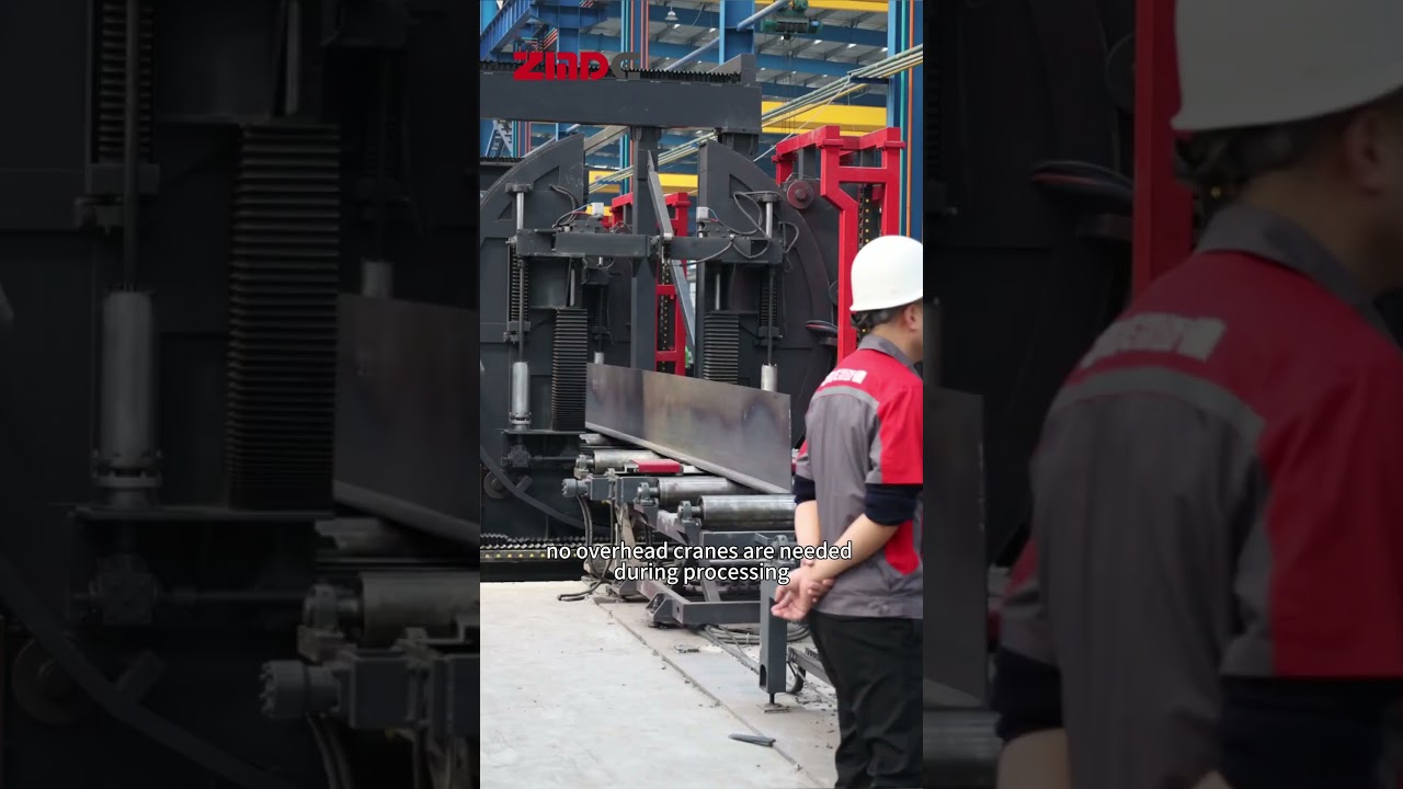 Next-Level Steel Fab: Patented H/T Beam Machine Combines 3 Processes!