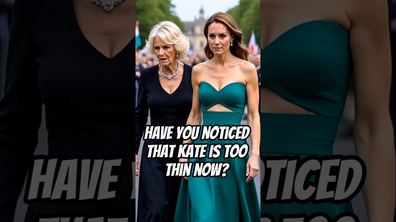Have you noticed that Kate is too thin now 😱🤔 #kate #royal #princewilliam #camilla #catherine