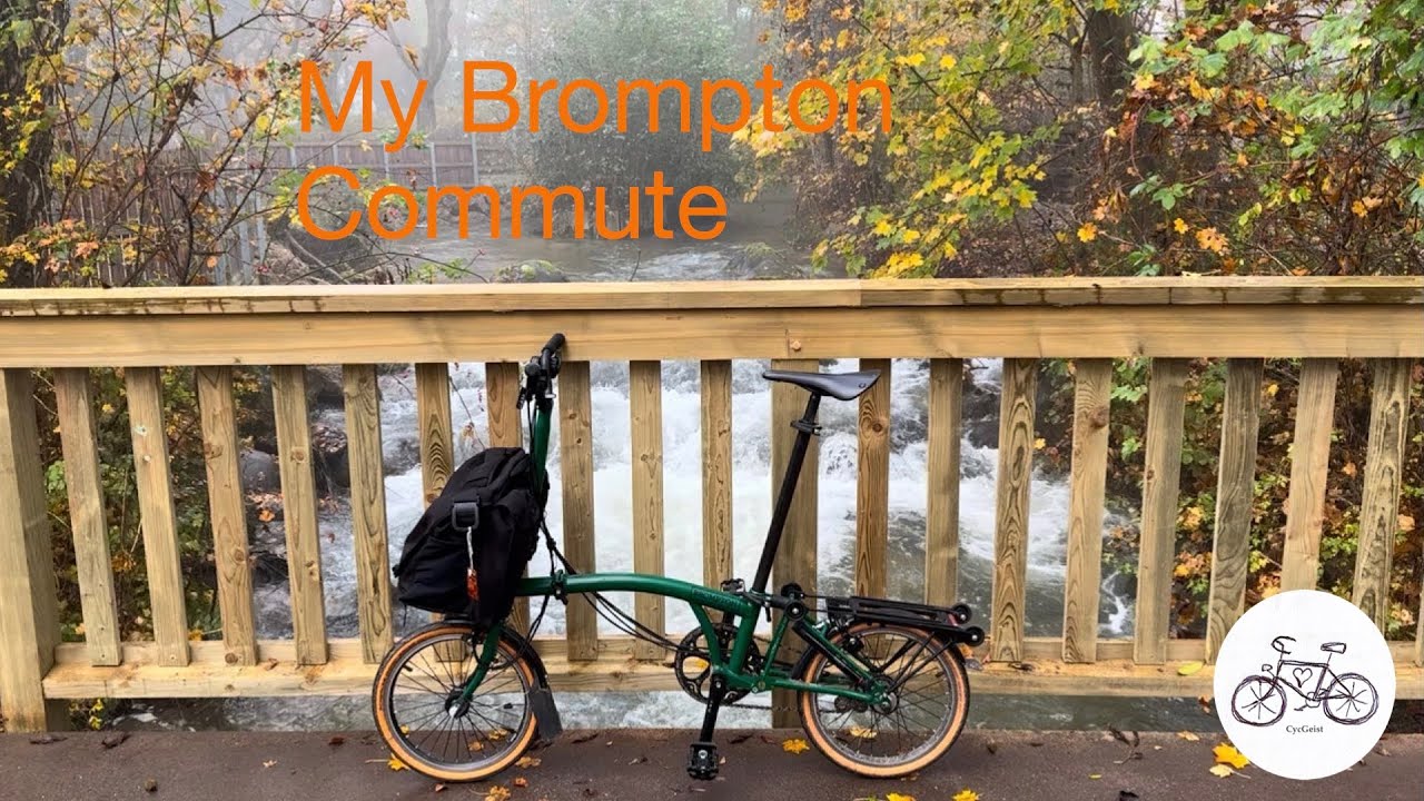 My daily commute on a Brompton - fog edition