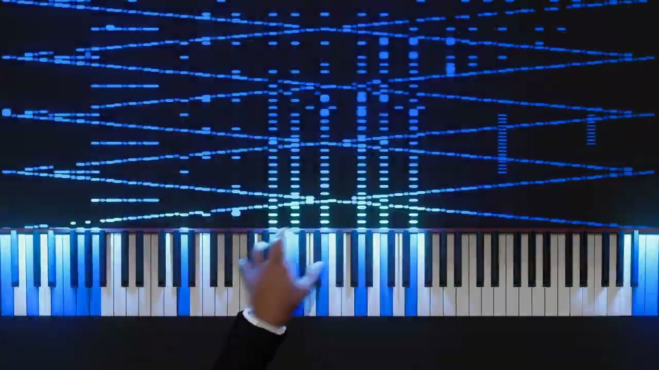 Person plays Rush E entirely left-handed perfectly