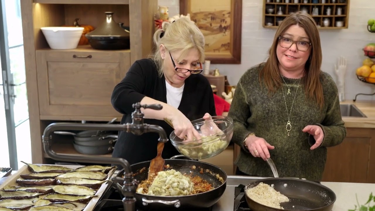 Rachael Ray In Tuscany Vegetarian Stuffed Eggplant EP101
