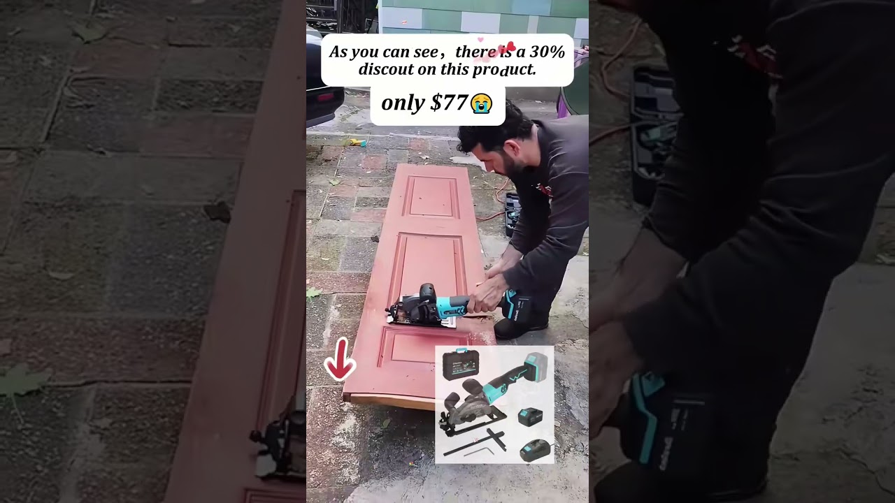 Mini Circular Saw 20V Rechargeable Upgraded Design Ready to Order 
