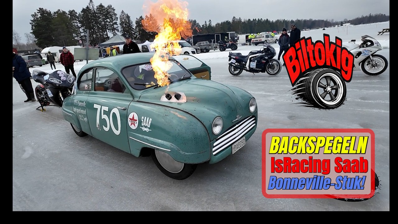 Backspegeln: IsracingSaab i Bonnevillestuk