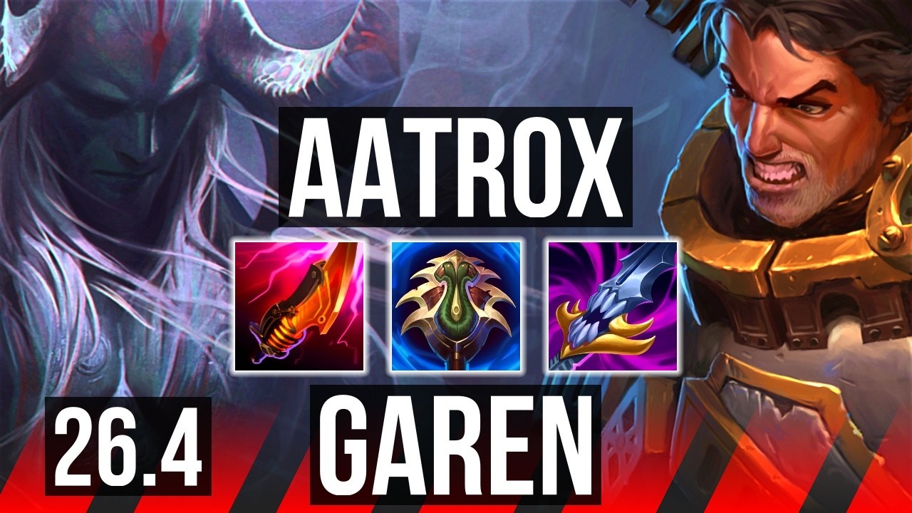 AATROX vs GAREN (TOP) | Perfect KDA: 19/0/4 | EUW Master | 26.4