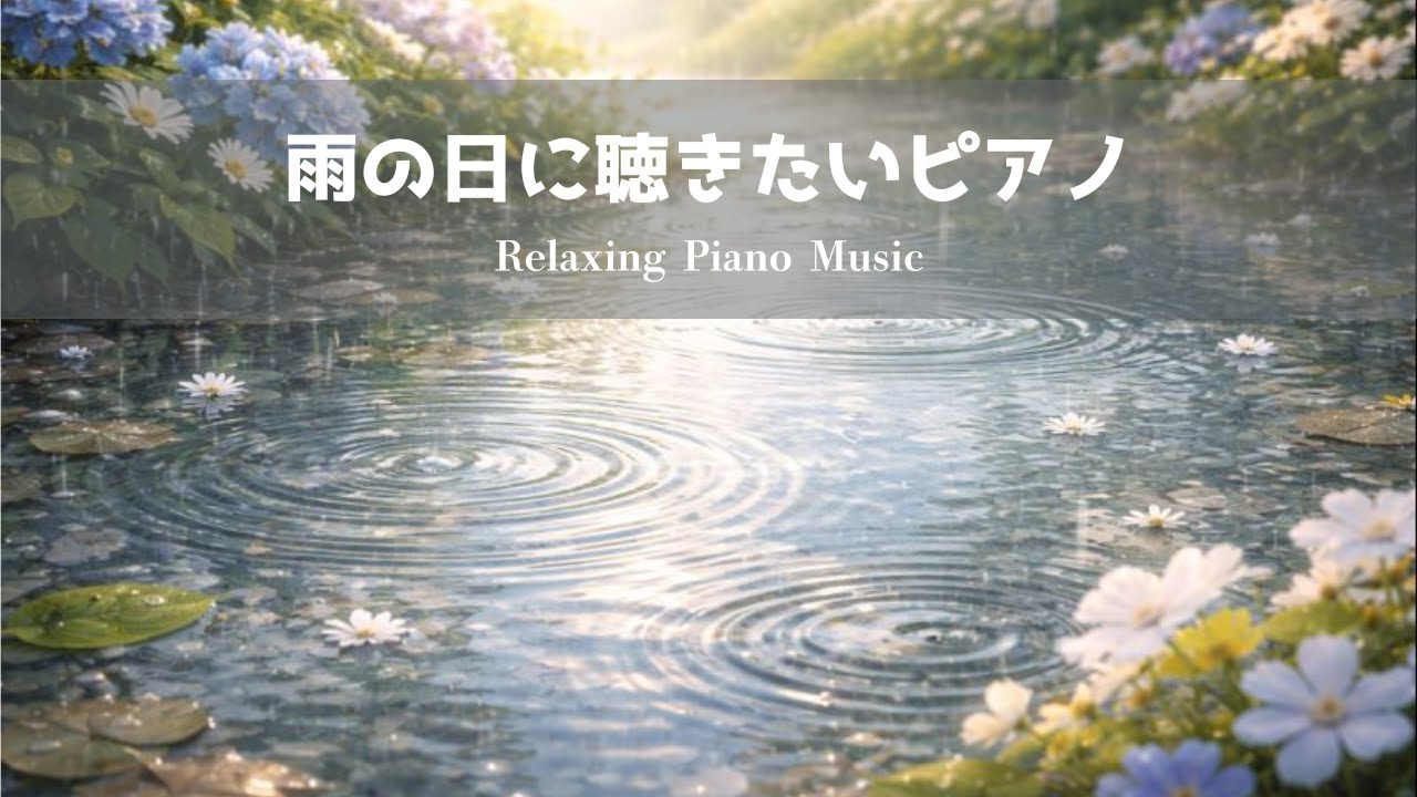 【癒し・作業用BGM】雨の日に聴きたいピアノ | Relaxing Piano | 読書・勉強用