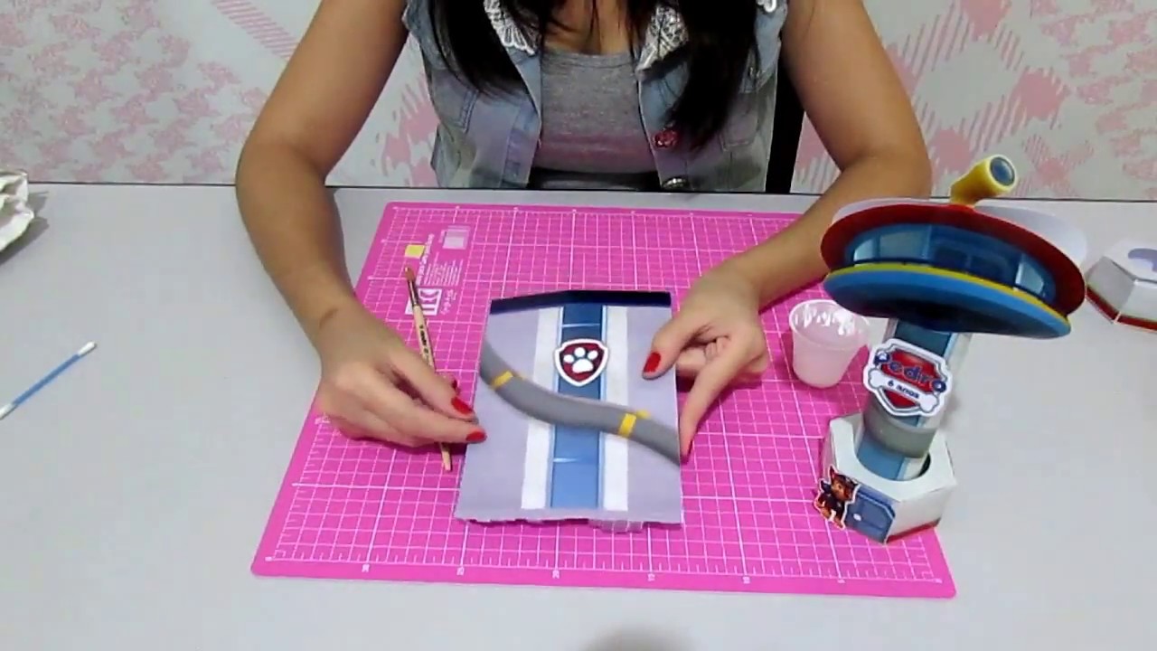 Tutorial de Personalizados Para Festas - Torre Patrulha Canina