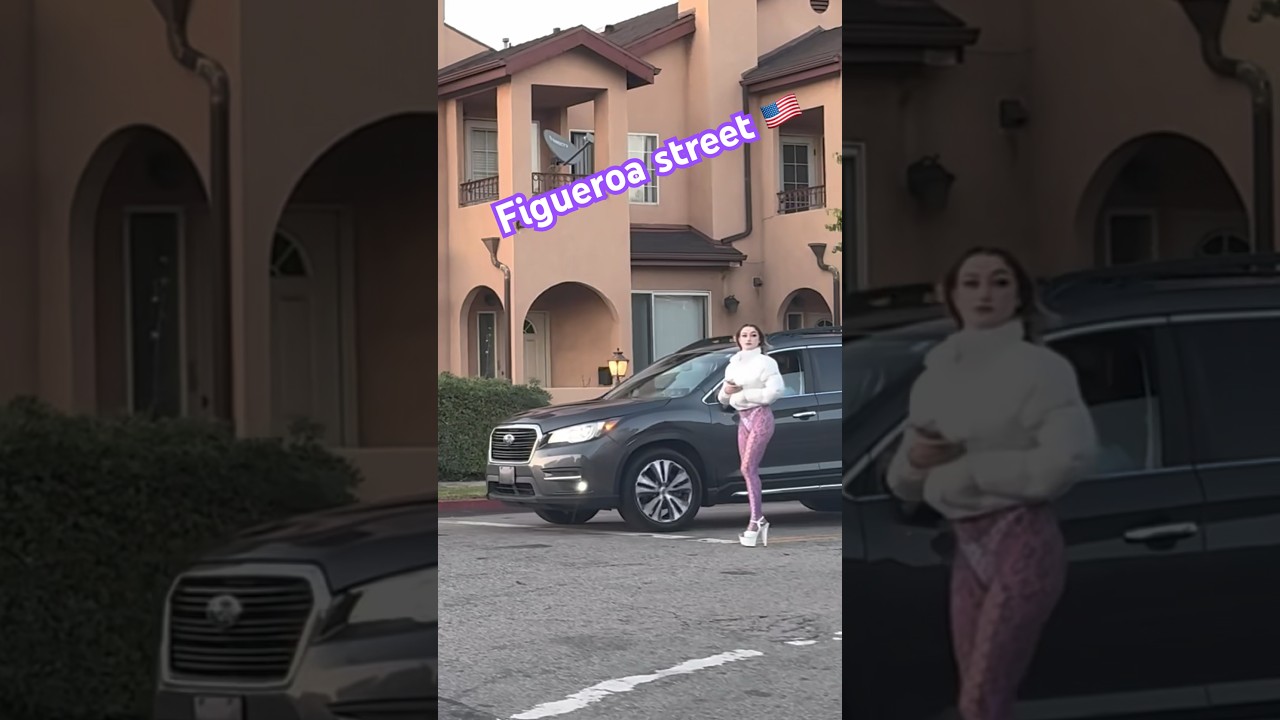 🤩👯&zwj;♀️ Los Angeles Hoods/figueroa street #shortvideo #usa #life 06/07/2024