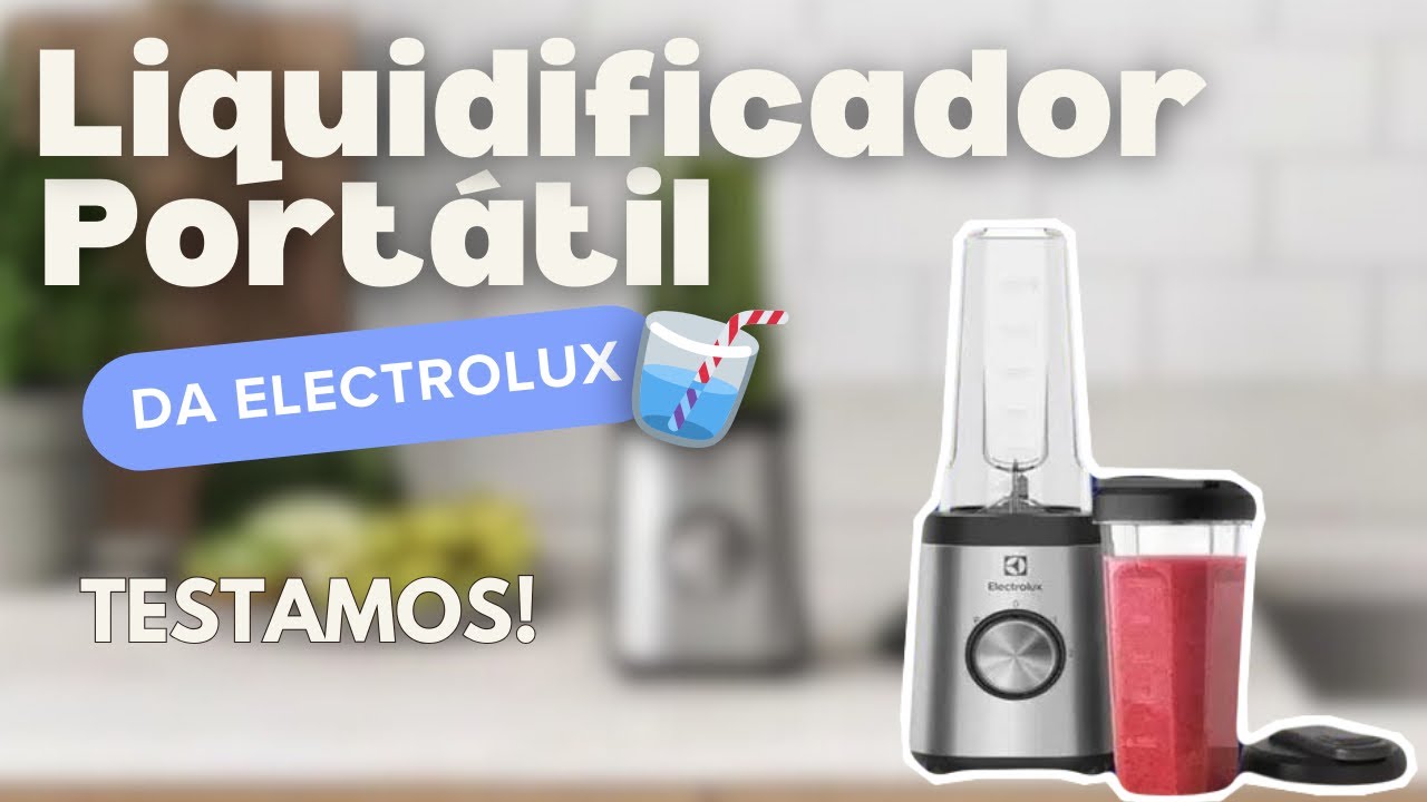 Liquidificador Portátil Electrolux Sport Blender 320W Inox c/ 2 garrafas (BSE20) - Vale a pena? 🤔