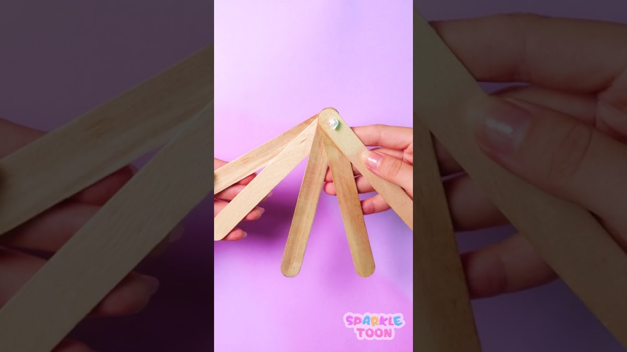 Let&rsquo;s Make a Cute Watermelon Fan! 🍉✨ So Simple & Fun! 😄🖐️