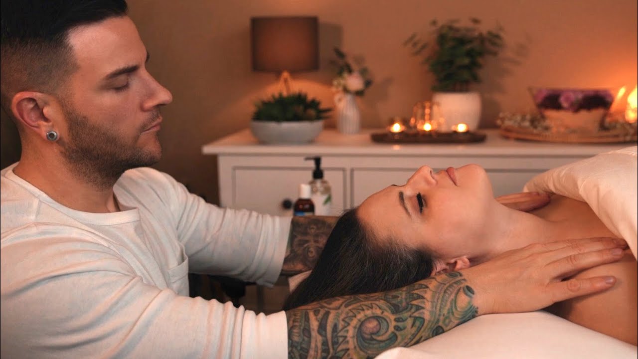 Cozy Massage & Hair Play ASMR | Real Person | Male Whisper Voice