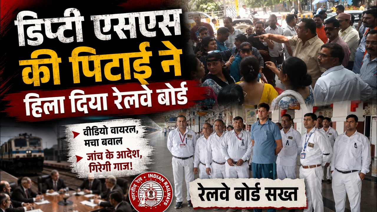 डिप्टी एसएस की पिटाई ने हिला दिया रेलवे बोर्ड | Deputy Sub-Inspector | Agra Cantt Railway Station