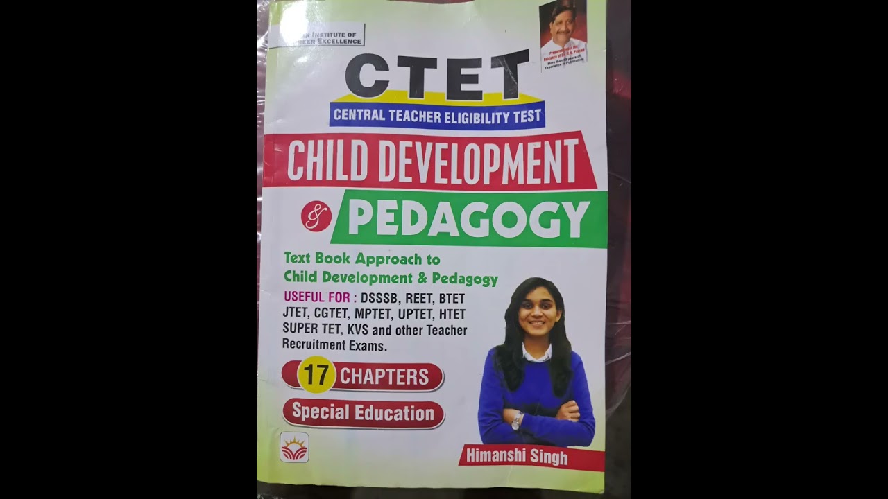 TET BEST BOOK / TET / CTET READ THIS FOOK CHILD DEVELOPMENT  & PEDAGOGY  ,, Carry 120+/150