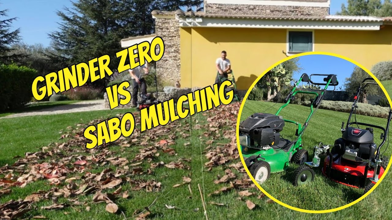 Grinder zero vs Sabo mulching 53 pro - test mulching