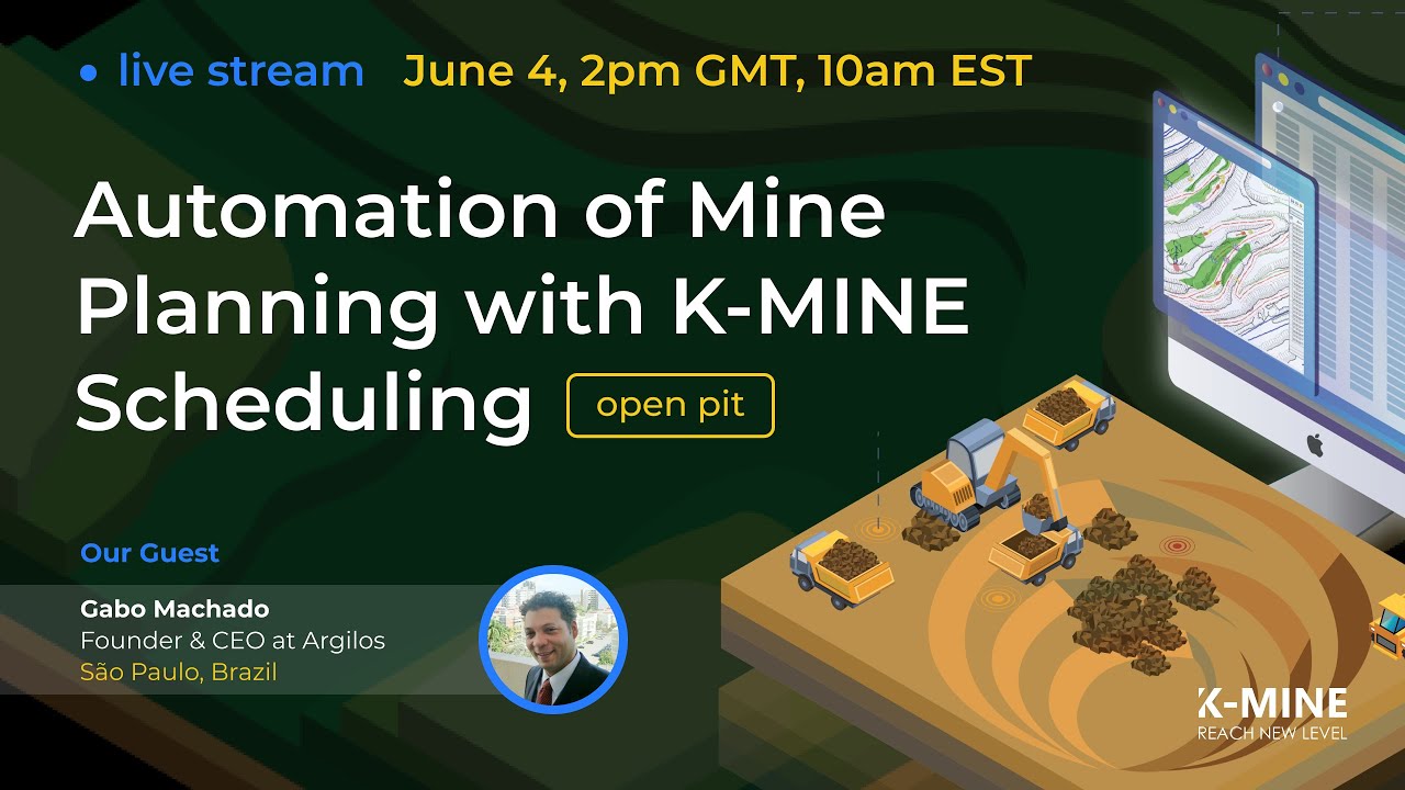 Live Stream: Planning Automation with K-MINE Scheduling Module (open pit)