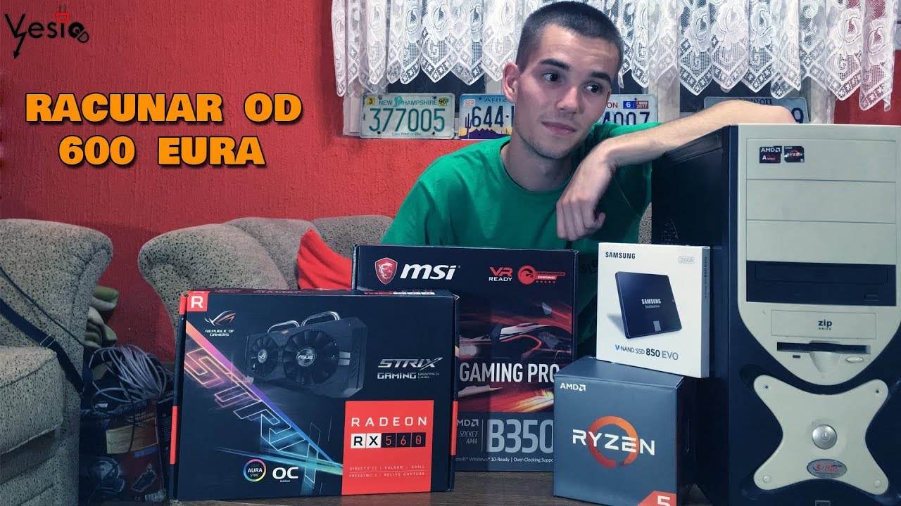 Sklapanje racunara od 600 eura Ryzen 5