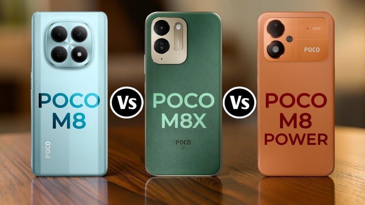 Poco M8 Vs Poco M8X Vs Poco M8 Power