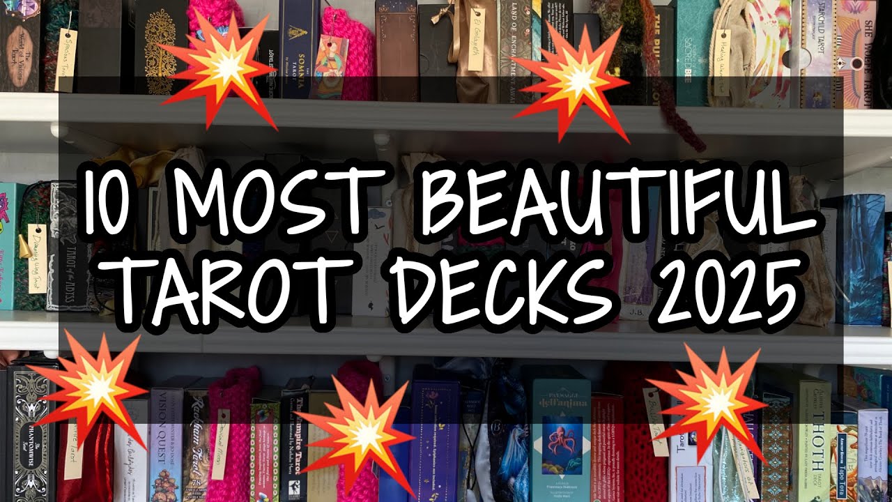 10 Most beautiful tarot decks 2025 @thewavesofyoursoul @TarotMagpie