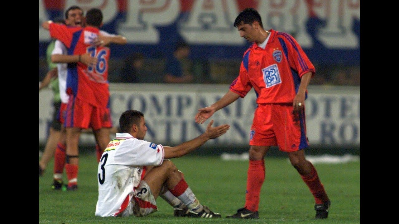 MECI INTEGRAL Steaua-Dinamo 4-1 (2000). Goluri Vladoiu (3), Danciulescu / Kirita