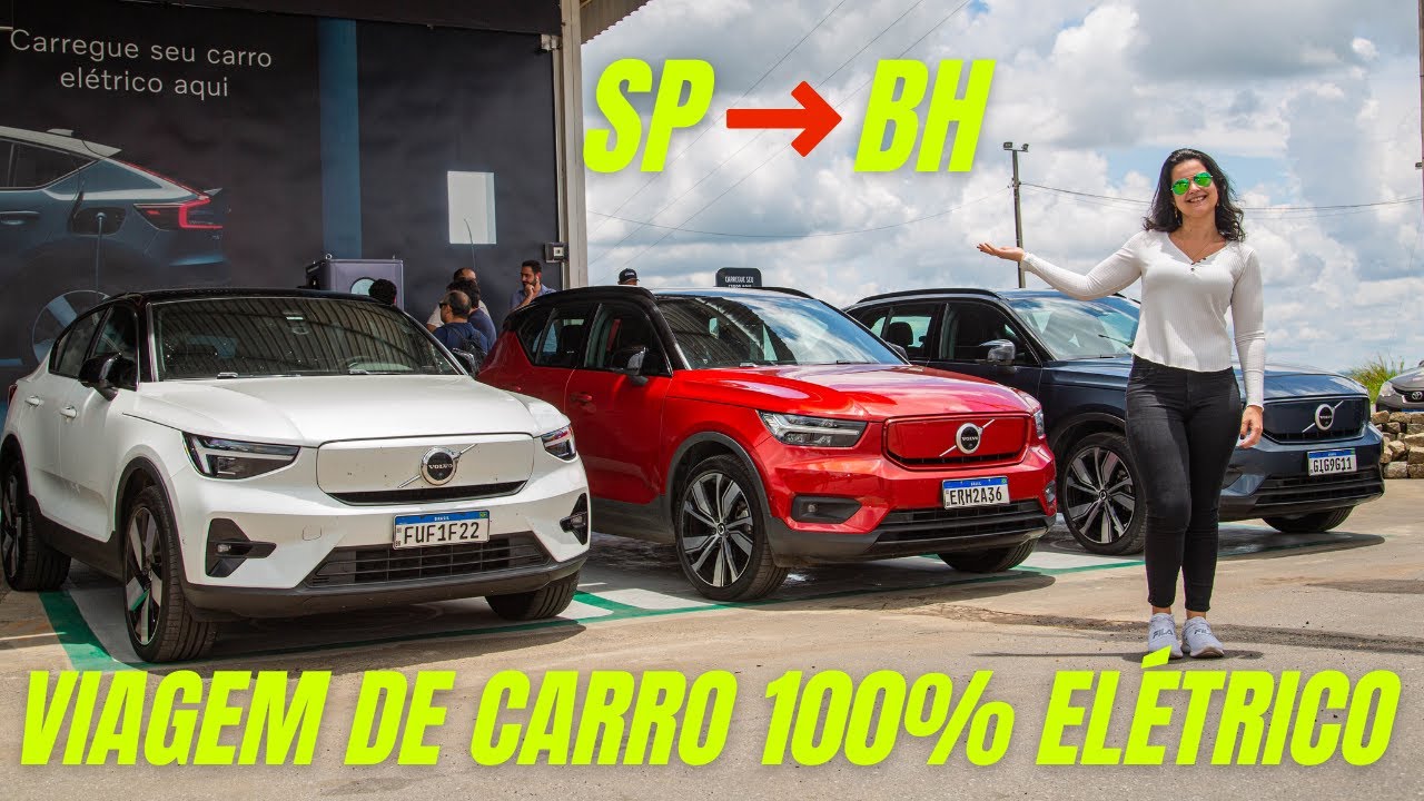 Volvo C40 Elétrico: Viagem de SP a BH – Teste Real de Autonomia e Eletropostos