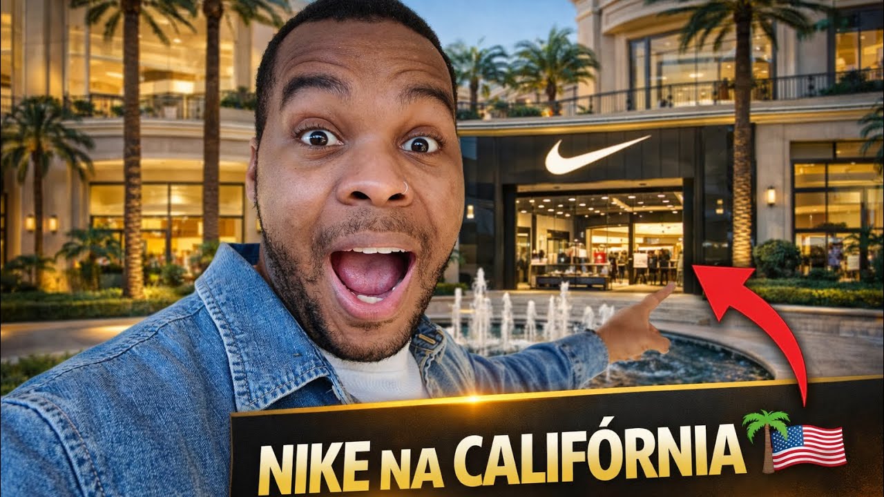 O VERDADEIRO PARAÍSO DA NIKE NA CALIFÓRNIA 😱🇺🇸