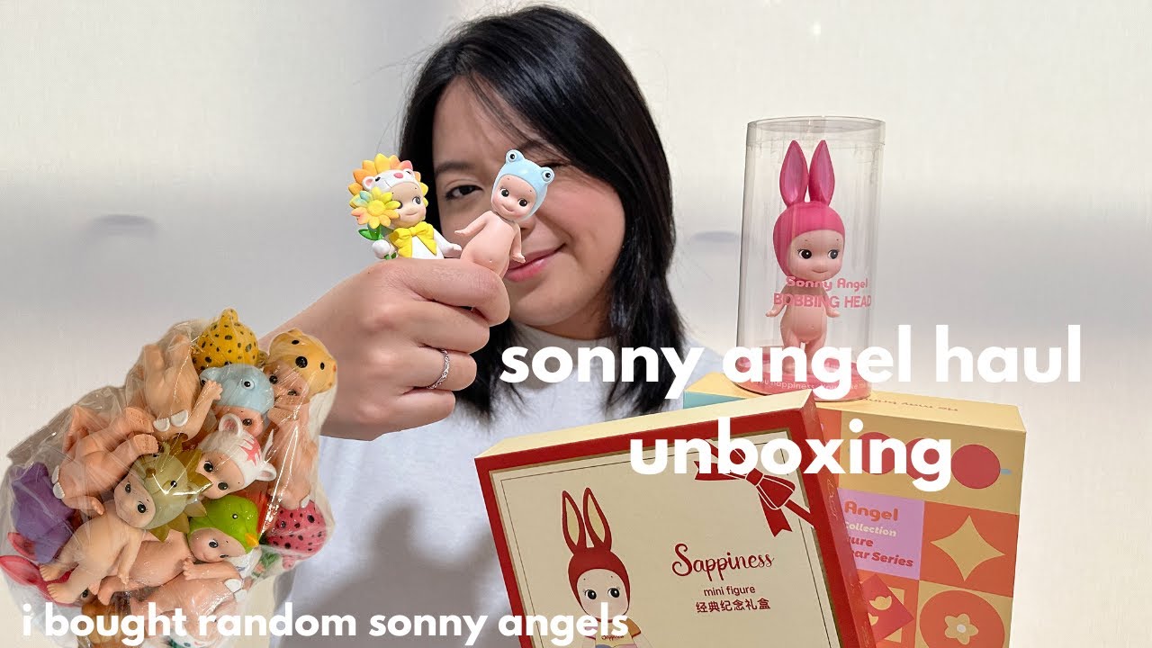 sonny angel haul unboxing 👼🏻 ⋆｡°•🪽 part 1 (retirement haul??)