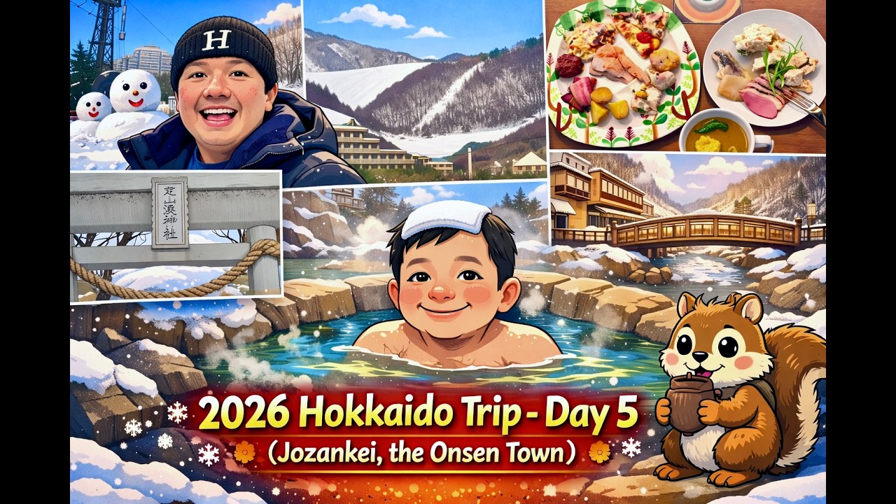 2026 Hokkaido Trip - Day 5 (Jozankei, The Onsen Town)