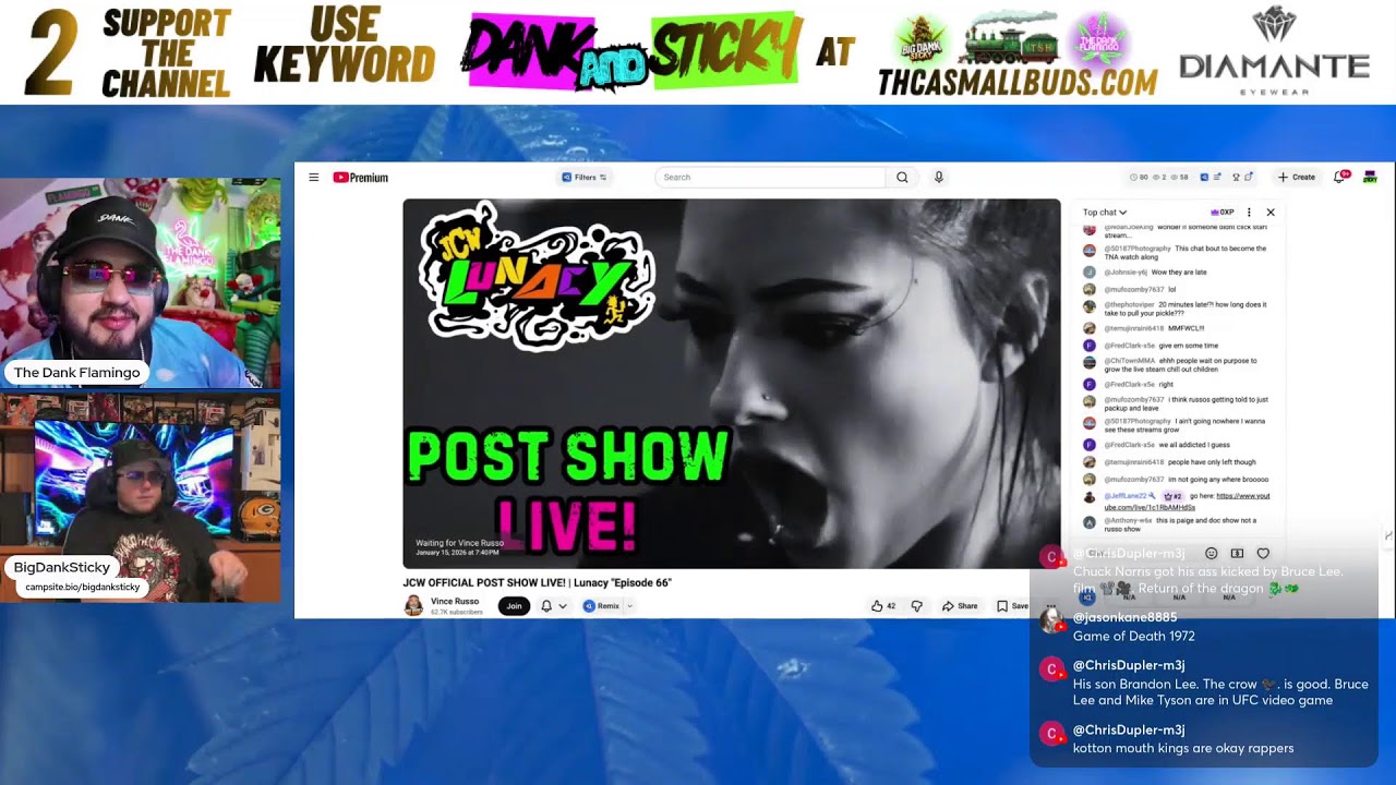 Juggalo Championship Wrestling (JCW) Lunacy LIVE JUGGALO REACTIONS from Dank and Sticky & B-Cide