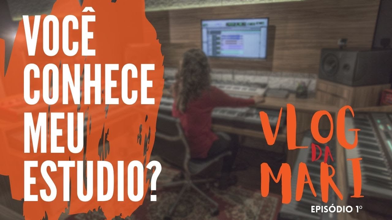VLOG DA MARI ( episódio 1º ) VOCÊ CONHECE MEU ESTUDIO?