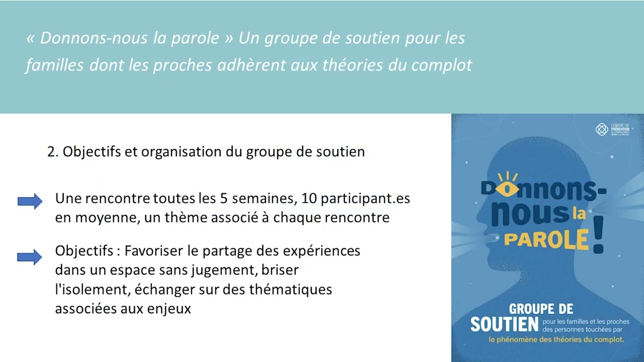 Jeanne Plisson et Louis Louis Audet-Gosselin : Donnons-nous la parole : un groupe de soutien dest...