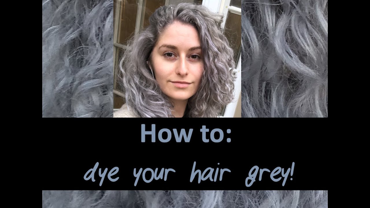 dyeing my naturally curly hair grey -- Wella 050 & T18