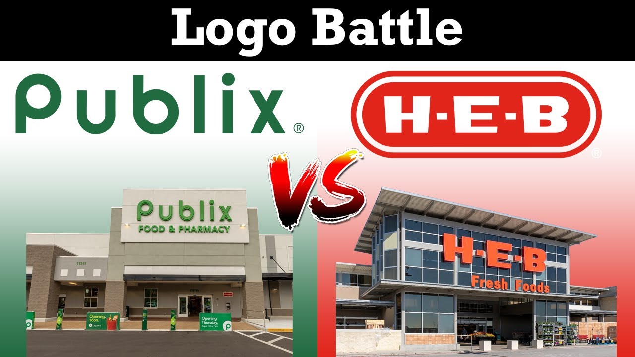Publix VS H-E-B - Logo Battle