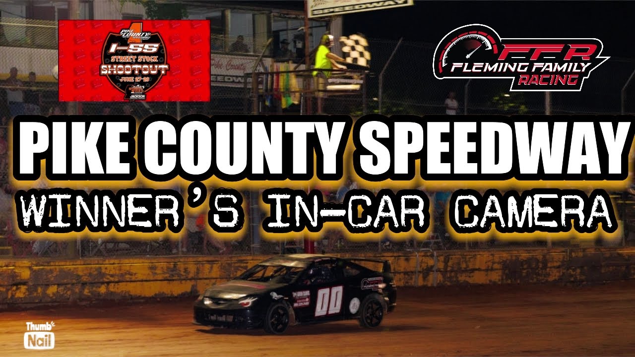 I-55 Street Stock Shootout / Pike County Speedway / Austin Fleming #00 Feature In-Car