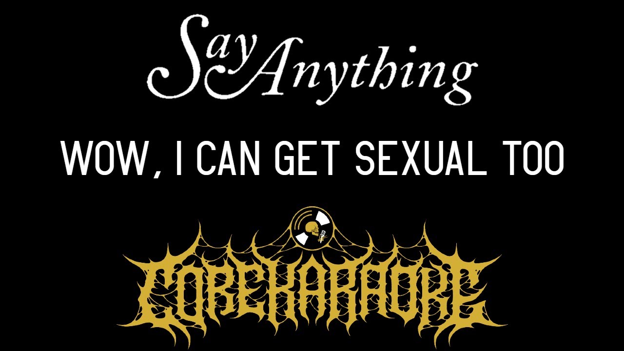 Say Anything - Wow, I Can Get Sexual Too [Karaoke Instrumental]